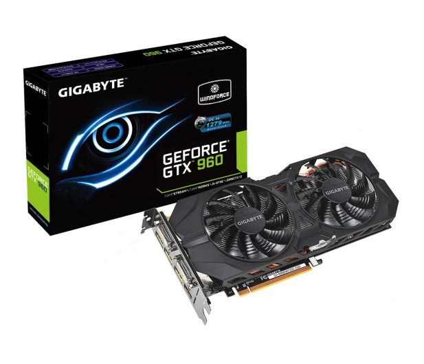Gigabyte GeForce GTX 960 2048MB 128bit WindForce 2X OC - 221810 - zdjęcie